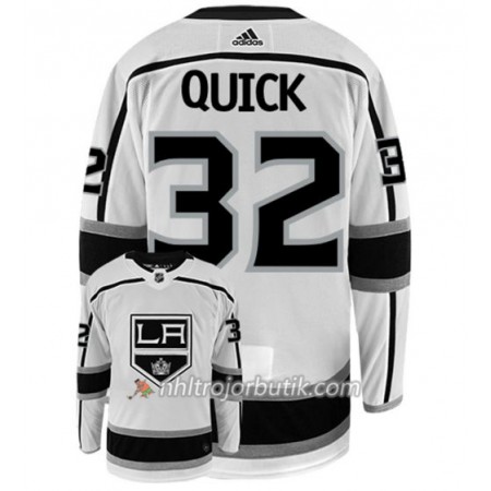 Män Ishockey Los Angeles Kings Tröja JONATHAN QUICK 32 Adidas Vit Authentic